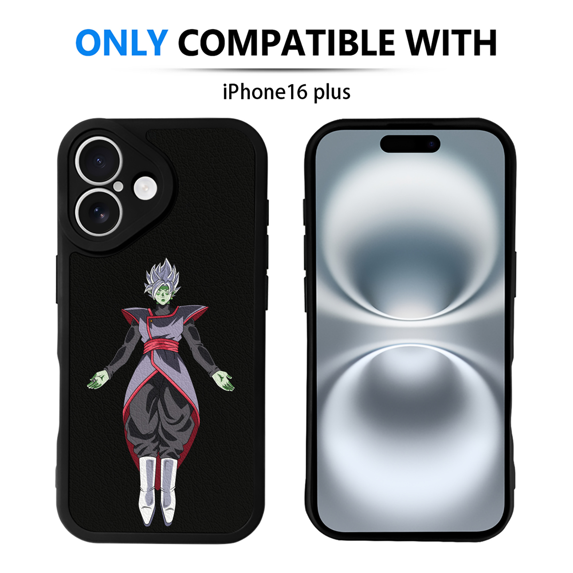 （画像用） ドラゴンボール ベジット DRAGON BALL Vegetto 【iPhone 16シリーズ対応】シリコンスマホケース（レザー調） 材質：シリコン